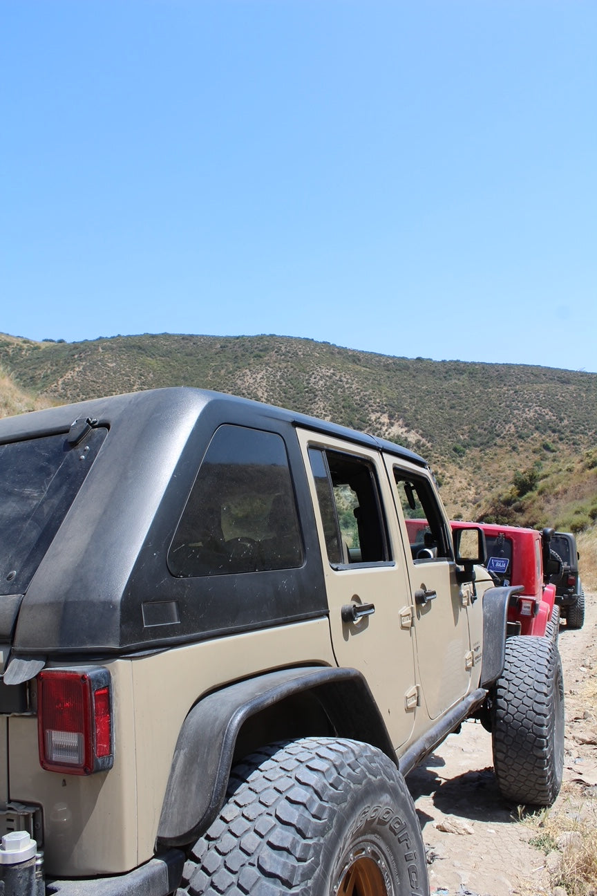 4 DOOR 07-18 WRANGLER JK | 2-Piece Design, FAST BACK
