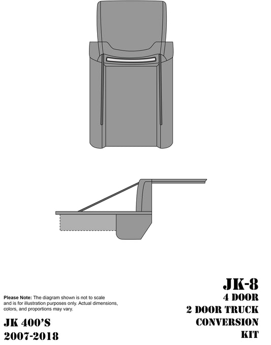 4 DOOR 07-18 WRANGLER JK | 3-Piece Modular System