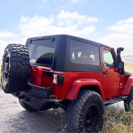 2 DOOR 07-18 WRANGLER JK | 1-PIECE DESIGN, SQUARE BACK